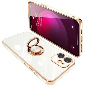 yziPhone12 P[X Ot ACtH12 O Jo[ ϏՌ TPU bLH 360°] X^h@\ ԍڃz_[ Xgbvz[t 6.1C`izCgj