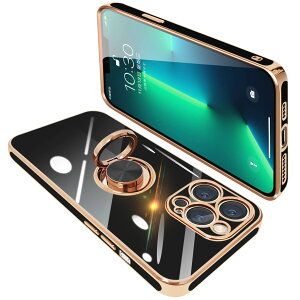 yziPhone13 Pro Max P[X Ot ACtH13promax O Jo[ ϏՌ TPU bLH 360°] X^h@\ ԍڃz_[ Xgbvz[t 6.7C`iubNj