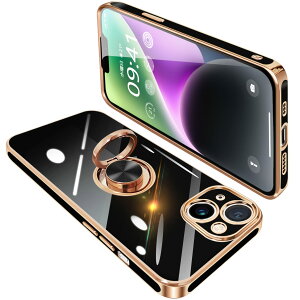 yziPhone14 P[X Ot ACtH14 O Jo[ ϏՌ TPU 360°] X^h@\ bLH ԍڃz_[ Xgbvz[t 6.1C`iubNj