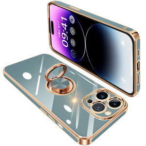 yziPhone14 Pro P[X Ot ACtH14Pro O Jo[ ϏՌ TPU 360°] X^h@\ bLH ԍڃz_[ Xgbvz[t 6.1C`(O[u[)