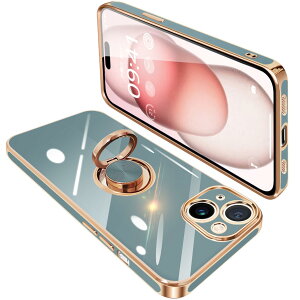 yziPhone15 P[X Ot ACtH15 O Jo[ ϏՌ TPU 360°] X^h@\ bLH ԍڃz_[ Xgbvz[t 6.1C`(O[u[)