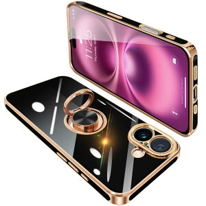 yziPhone16 Plus P[X Ot ACtH16Plus O Jo[ ϏՌ TPU 360°] X^h@\ bLH ԍڃz_[ Xgbvz[t 6.7C`iubNj