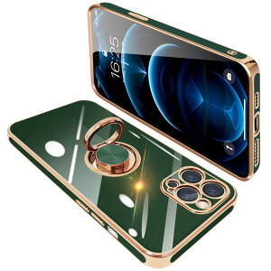 yziPhone12 Pro Max P[X Ot ACtH12promax O Jo[ ϏՌ TPU bLH 360°] X^h@\ ԍڃz_[ Xgbvz[t 6.7C`i_[NO[j