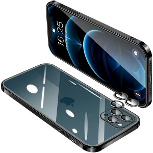 yzIPhone12 Pro Max P[X NA ACtH12ProMax Yی Jo[ ϏՌ  X}zP[X Sʕی y bLH TPU ^ Xgbvz[t ~ h~ 6.7C