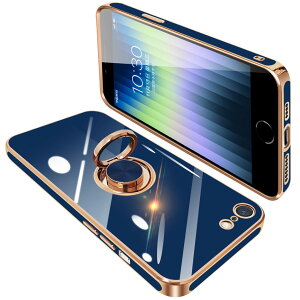 yziPhone SE3 / SE2 iPhone8 / 7 P[X Ot ACtHSE3 O Jo[ ϏՌ TPU bLH 360°] X^h@\ ԍڃz_[ Xgbvz[t 4.7C`iu[j