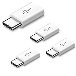 yzRuiMi Micro USB to Type C ϊA_v^ }[d/f[^[]/ 56KWX Micro USB to type C ϊRlN^ [dRlN^[ X}z [d f[^` yʃ^Cv (4Zbg)