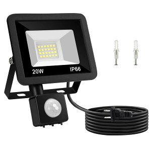 yzANOTEK ZT[Cg O RZg hIP66 20W LED lZT[ Ɩ hƃCg RZg L ԏꓔ qɓ X F 6000K Px 2000LM ȃGl tȒP