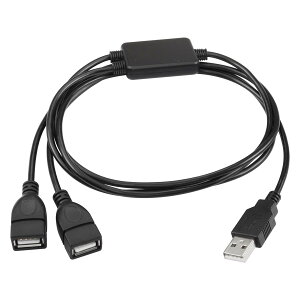 �y���������zCERRXIAN USB A 2.0�I�X - �f���A��USB A 2.0���XY�P�[�u��2 in 1 USB 2.0�[�d�����P�[�u�� �[�d�ƃf�[�^�]�����T�|�[�g �R���s���[�^�A�g�ѓd�b�A�L�[�{�[�h�A�}�E�X�ɍœK 1M