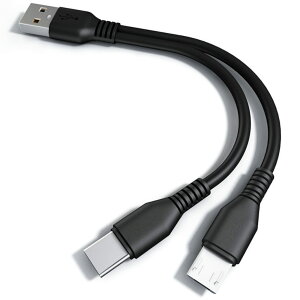 yzYFFSFDC USB 2.0 ҃P[u USB 2.0 AIXto USB^CvCIX& }CNUSBIXY2P[u USB & ^CvC P[u [d @\2 in 1 USB^CvC YXvb^P[ Micro USB & Type-