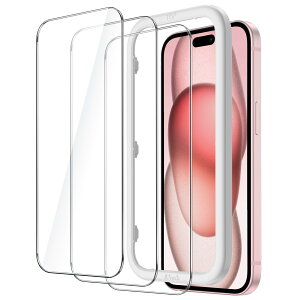 yzJETech iPhone 15(6.1C`p) یtB KXtB KChgt P[XɊȂ HDNA 3Zbg