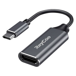 yzUSB C HDMI ϊA_v^[ RayCue ^Cv C HDMI ϊP[u 4K ^Cv C HDMI ϊRlN^[ Thunderbolt 3/4 foCX MacBook Pro/Air, iPad Pro/Air, Samsung Galaxy S9/S8, Surface Book 2, XPS, Pixelbook Ȃ