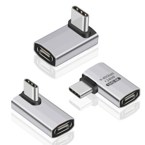 yzPoyiccot USB Type-C L A_v^A(3ރZbg) USB-C L Type C ϊ A_v^y240W/5A}[d 40Gbpsf[^] 8K@60Hzfo zE 90° Ȃ type-c ϊA_v^AL^ USB CRlN