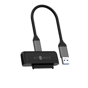 yzSETMSPACE SATA USB3.0ϊP[u 2.5C`n[hfBXNhCuHDD SSD SATA USB ϊP[u5Gbps  2.5 C` VRیJo[t-0.3M