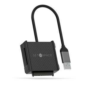yzSETMSPACE SATA USB3.0ϊP[u 2.5C`n[hfBXNhCu HDD SSD SATA USB ϊP[u5Gbps  PCAPCA~jPCAMacbookAm[gPCȂ̃foCXɎgp2.5 C` V