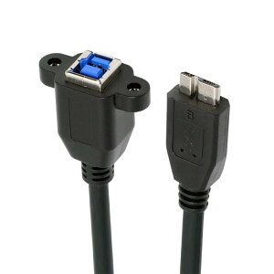 �y���������zNFHK USB 3.0 Type-B FEemale����USB3.0 Micro-B �I�X�P�[�u������ 5Gbps �f�B�X�N SSD �J�����f�[�^�p 30cm