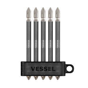 �y���������z�x�b�Z��(VESSEL) �������ʃr�b�g �M�����N�V�[�� 5�{�g +2×110mm GS5P-GBK