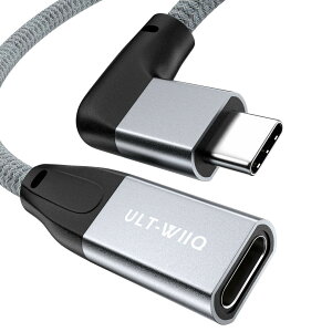 yzUSB Type C P[u 0.5m ULT-WIIQ Lp90x USB C 3.1 Gen2(10Gbps) IX烁X usb-cϊA_v^ f[^]/5A}[d/USB PDΉ/4K@60Hzfo A~^CvC R[h Nin