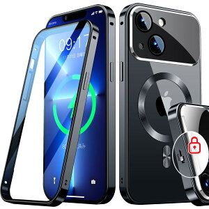 �y���������zRosycover�y�V�����̈�̌^�����Y�E���J�j�J�����b�N�ziPhone 13 �p�� �P�[�X Mag-safe�Ή� [360°�S�ʕی�E���ʋ����K���X][�{�̂̐F�ECD Mag-safe�����O]�}�O�Z�[�t ���C�����X�[�d�Ή� 