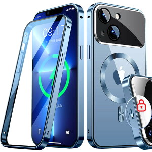 �y���������zRosycover�y�V�����̈�̌^�����Y�E���J�j�J�����b�N�ziPhone 13 �p�� �P�[�X Mag-safe�Ή� [360°�S�ʕی�E���ʋ����K���X][�{�̂̐F�ECD Mag-safe�����O]�}�O�Z�[�t ���C�����X�[�d�Ή� 