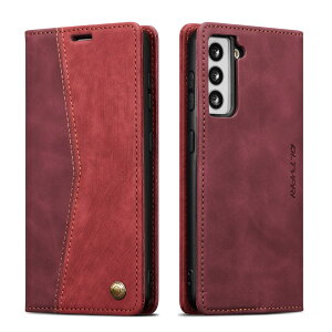 �y���������zQLTYPRI Samsung Galaxy S21 5G �P�[�X SC-51B SCG09 �p �蒠�^ �P�[�X �㎿PU���U�[ ���z�^ �P�[�X �M�����N�V�[S21 �P�[�X�蒠�^ �g�уJ�o�[ �J�[�h���[ �X�^���h�@�\�t�� ���C�� �y�ʔ��^