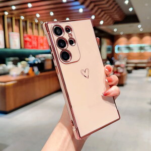 �y���������zQLTYPRI Galaxy S24 Ultra �P�[�X SC-52E/ SCG26 TPU �J�o�[ �n�[�g�͗l ������� �؍� ���� ���� �l�C ���^ �y�� �ϏՌ� �X�}�z�P�[�X �����Y�ی� �����h�~ ���C�����X�[�d�Ή� �X�g���b�v