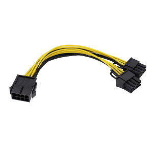 �y���������zPopolier GPU VGA PCIe 8�s�����X����f���A��2X8�s���i6 + 2�j�d���P�[�u�� 30cm (1�{�Z�b�g) �X�v���b�^PCI Express �O���t�B�b�N�J�[�h�R�l�N�^ PC �d���P�[�u�� �O���t�B�b�N�J�[�h�p���C