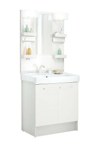 �y���������zLIXIL(���N�V��) INAX ���ʉ��ϑ� �Z�b�g D7�V���[�Y �V���O�����o�[�����V�����[���� ���^�C�v ���ʊ�s���A�z���C�g �Ԍ�750mm D7N5-755SY-W/VP1W & 1�ʋ� LED ������~�߃R�[�g MD7X3-751YFJU