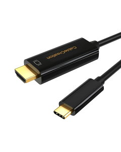 yzUSB C HDMI, CableCreation 4K @60Hz HDMI P[u Thunderbolt 3Ή iPhone 15/ iPhone 15Pro Max/MacBook Pro/Galaxy S9/S9+ȂǂɑΉ (Xperia XZ3/XZ1Ή) ubN/1M
