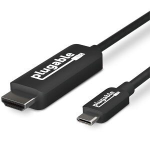 yzPlugable USB-C - HDMI ϊP[u 1.8mi4K@60Hz ΉjDisplayPort փ[h Thunderbolt 3 Thunderbolt 4 ݊ Mac Windows p