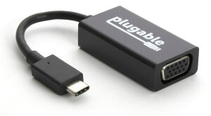 yzPlugable USB-C - VGA ϊA_v^[ 1920x1200 60Hz ܂łɑΉ Thunderbolt 3 ΉVXeAMacBook ProAWindowsAChromebookAiPad ProADell XPS ȂǂŎgp\