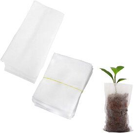 【送料無料】【BEAUTY PLAYER】不織布プランター 不織布苗ポット 100個 育苗ポット セルトレイ プランター 植栽の育成バッグ 植物成長 園芸プランター 園芸用品 保管袋 観葉植物 土 庭用 果物用 花用 野菜用 植物育成 発育促進 野菜栽培 通気性 浸透性 運搬便利 生分解性
