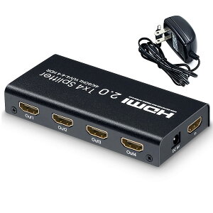 yzELEVIEW HDMIz Xvb^[ 14o 4K/60Hz HDMI2.0/HDCP2.2Ή 18Gbps 4|[g f4ʓo PS4/PS5/FireTVɑΉ ACdA_v^[t EHD-820N