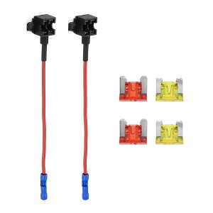 �y���������zACROPIX ���j�o�[�T�� ��H�ǉ�12V ���[�v ���t�@�C���~�j�q���[�Y�^�b�v �z���_�[ �A�_�v�^�[ 2��10A 20A APS�u���[�h�^�C�v�q���[�Y�t�� �v���X�`�b�N �u���[ 1�Z�b�g