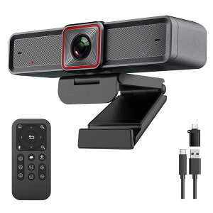 yzSpedal 4K WebJ AI ǐ cJ I[gt[~O 30°100° 10{Y[ UHD 800f 4K/30fps  1080P/60fpsɑΉ }CN Rt USB-C vO&vC rfIʘb/we