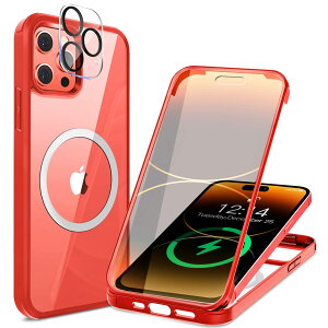 yzyMȂE\tgTPUop[zHAUTRKBG iPhone 14 Pro Max p P[X NA ʋKX Sʕی [MagSafeΉ] [JtC] ^b`plx }OZ[t C