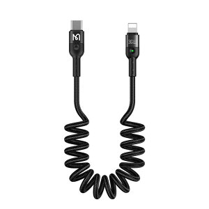 yzMcdodo Type-C to CgjO P[u PDΉ 36W}[d&f[^] J[R[h iC҂ LEDCgt 1.8 m P[u iPhone/iPad/iPod Ή (1.8 m, Type-C to IOS Ή)