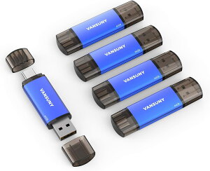 yzVansuny USB Type C 64GB 5Zbg USBtbVhCu 2in1 OTG USB 2.0 + USB C ^CvC 64MK ij