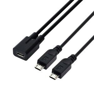 �y���������zNFHK Micro USB���X����2�}�C�N��USB�I�X�X�v���b�^�[�����[�d�P�[�u�� Galaxy S5 i9600 S4 I9500 Note2 N7100 S3 I9300 S2 9100�p, NF-U2-110