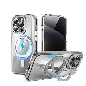 yzQUEASON ݊i X}zP[XyiPhone 15Pro p MagSafeΉ P[Xz360°]X^h CX[dΉ iphone 15 pro p P[X Ot ČRMILKi phone15pro p P[X  