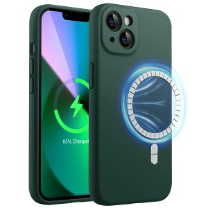 yzJETech iPhone 13 6.1C`p }Olbg VRP[X MagSafeΉ VL[\tg^b`̓dbJo[ JYی (~bhiCgO[)