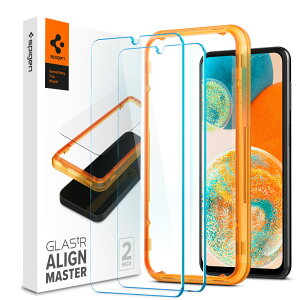 yzSpigen AlignMaster KXtB Galaxy A23 5G p KChgt MNV[ A23 5G (O[of)p ی tB 2
