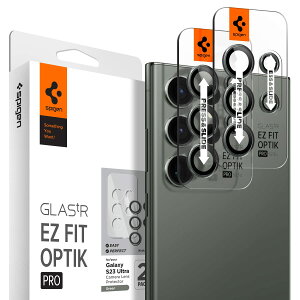 yzSpigen EZ Fit Optik Pro JtB Galaxy S23 Ultra p \tLbgt MNV[ S23 Ultra Ή YیtB O[ 2Zbg