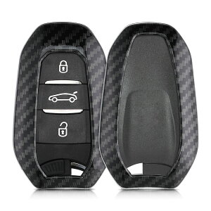 yzkwmobile Peugeot Citroen 3-{^ Ԃ̃L[ Smartkey (Keyless Go Ή@̂) Ή L[P[X - n[hJo[   Ԃ̃L[P[X F