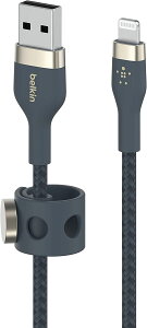 yzBelkin USB to CgjO ґgVR P[u iPhone 14 / 13 / 12 / SE / 11 / XR Ή }[d ϋv MFiF 1[g u[ BOOST CHARGEFlex CAA010bt1MBL