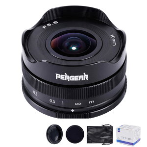 yzPergear 10mm F5.6 pP[L჌Y APS-C Sony E}EgJA6300 A6500 A6600 A7S A7II A7III A7R2 A7S2 A7R3 A7S3 A7R4 A9 A9IIȂǂɑΉ