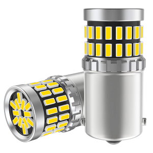 yz12V-24Vԗp S25 LEDVO zCg obNv BA15S P21W G18 180xiႢ }[J[v ޓ LEDou ėp Px 48A3014SMD ɐ6000-6500K (2)