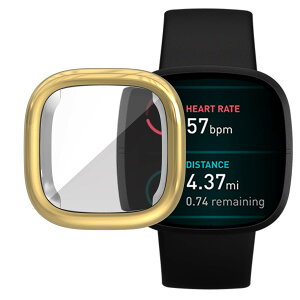 yzFitbit Versa 3 P[X Fitbit Sense \tgP[XyELMKzSʕی ϏՌ _炩 bL EȒP TPU EIb` یP[X ^ Jo[ tBbgrbg Versa3 / Sense op[ Ήi