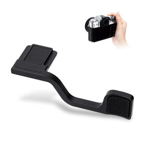 �y���������zJJC �T���O���b�v �T�����X�g Fuji X-T50 XT50 �J�����K�p �����ȒP �}�C�N���t�@�C�o�[���U�[&�V���R���p�b�h�t�� �J�����z�[���h�������߂� �u���b�N