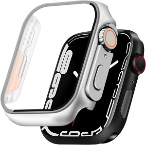 yzAMAPC for Apple Watch P[X 40mm 41mm 44mm 45mm Ή ƌ݊ b Ultra V[Y̊Oςɕϊł܂ KXtB ̌^ apple watch p Jo[ AbvEHb` P[X 