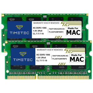 yzTimetec 16GB KIT(2x8GB) Apple DDR3 1067MHz / 1066MHz PC3-8500 RAM Mac Book (2010N 13C`)AMac Book Pro (2010N 13C`)AiMac (2009N 27C`)AMac Mini (2010N) Ή MAC RAM